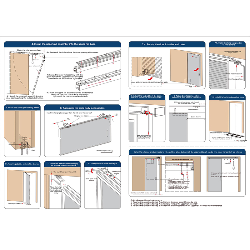 Two-Way Cushioned Pocket Door (Aluminum Frame Door)