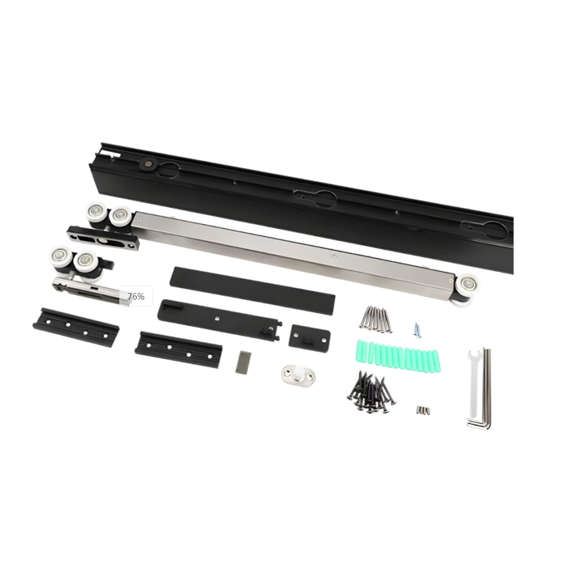 Does the bottomless track design of pocket doors truly eliminate floor thresholds, achieving seamless accessibility and easy cleaning?